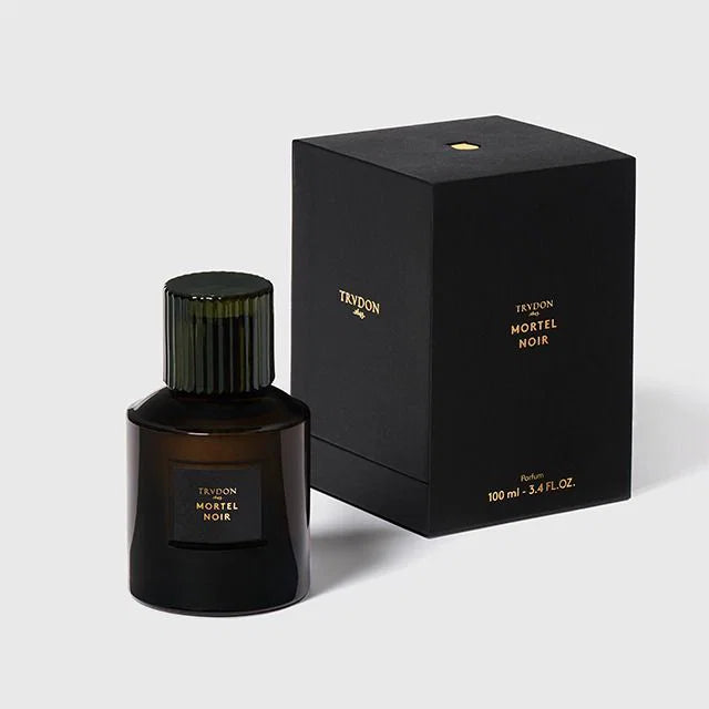 Flacon Mortel Black de Trudon aux notes d’encens, poivre noir et résines profondes – Maison Diaphane