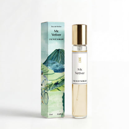 Mr Vetiver – parfum aromatique fougère au vétiver et agrumes – vue 2 - Une Nuit Nomade | Maison Diaphane