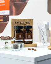 Étiquette du parfum Cacao Pimento - La Closerie des Parfums | Maison Diaphane