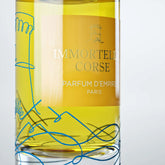 Étiquette du flacon Immortelle Corse - Parfum d&