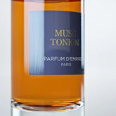 Étiquette du flacon Musc Tonkin - Parfum d&