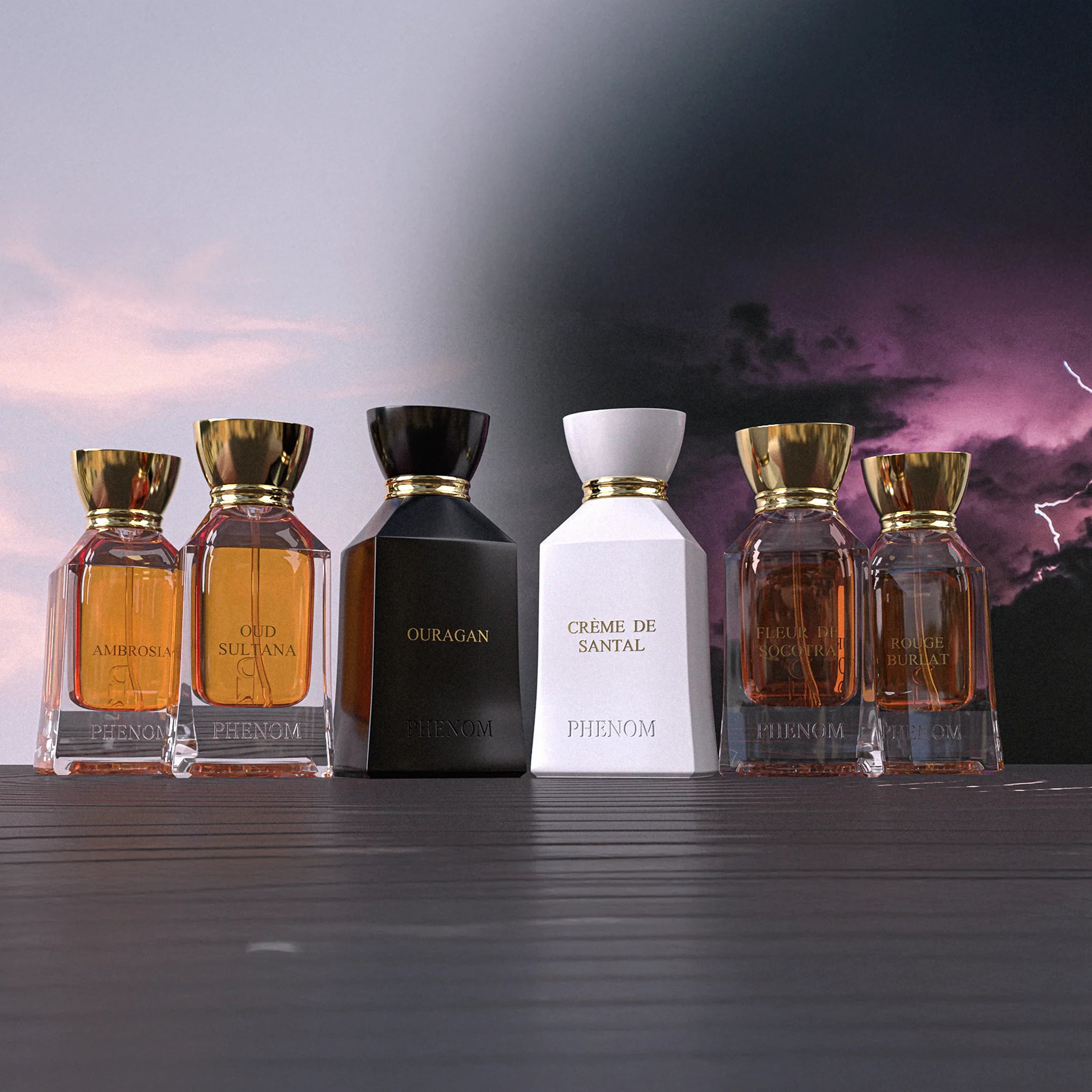 Parfums de niche PHENOM aux créations contemporaines et aux sillages de caractère | Maison Diaphane