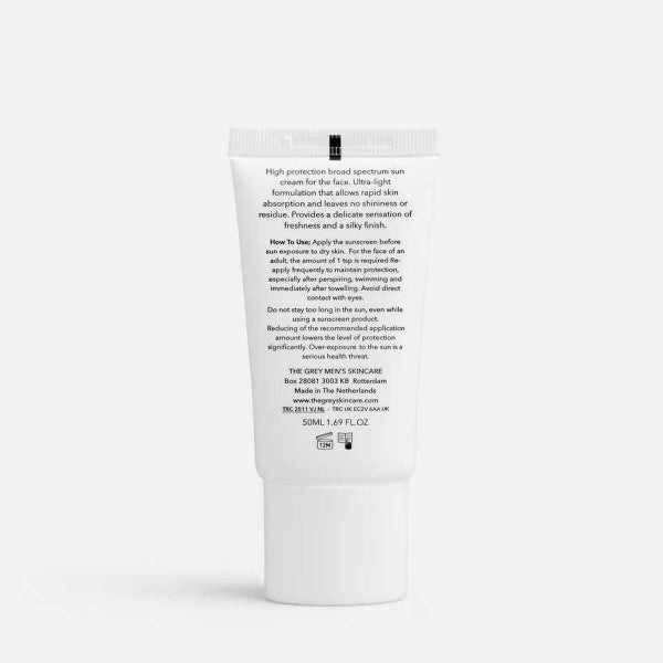 "Protection Quotidienne du Visage Spf50 (50 ml)" THE GREY I MEN'S SKINCARE