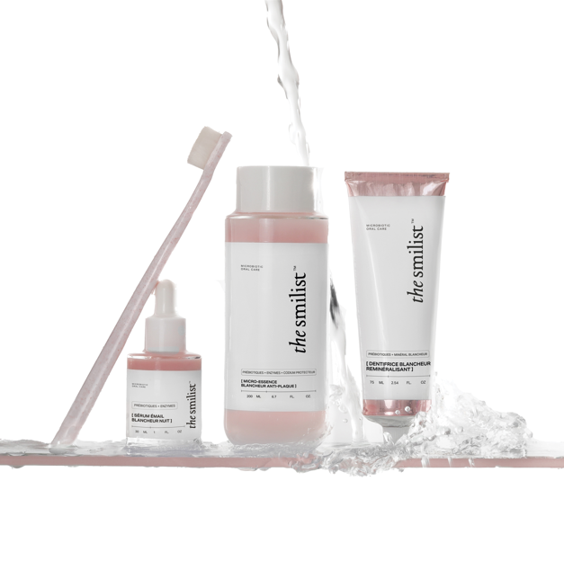 Soins bucco-dentaires premium The Smilist pour l'hygiène, la protection et l'éclat du sourire disponibles chez Maison Diaphane